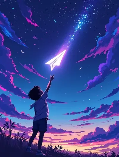 纸飞机 漫画封面